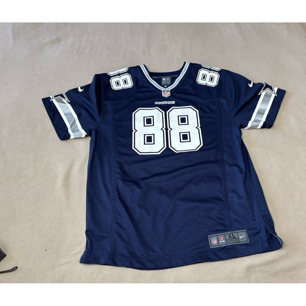 Nike Dez Bryant Dallas Cowboys Jersey Youth XL Blue NFL Football 88 On Field